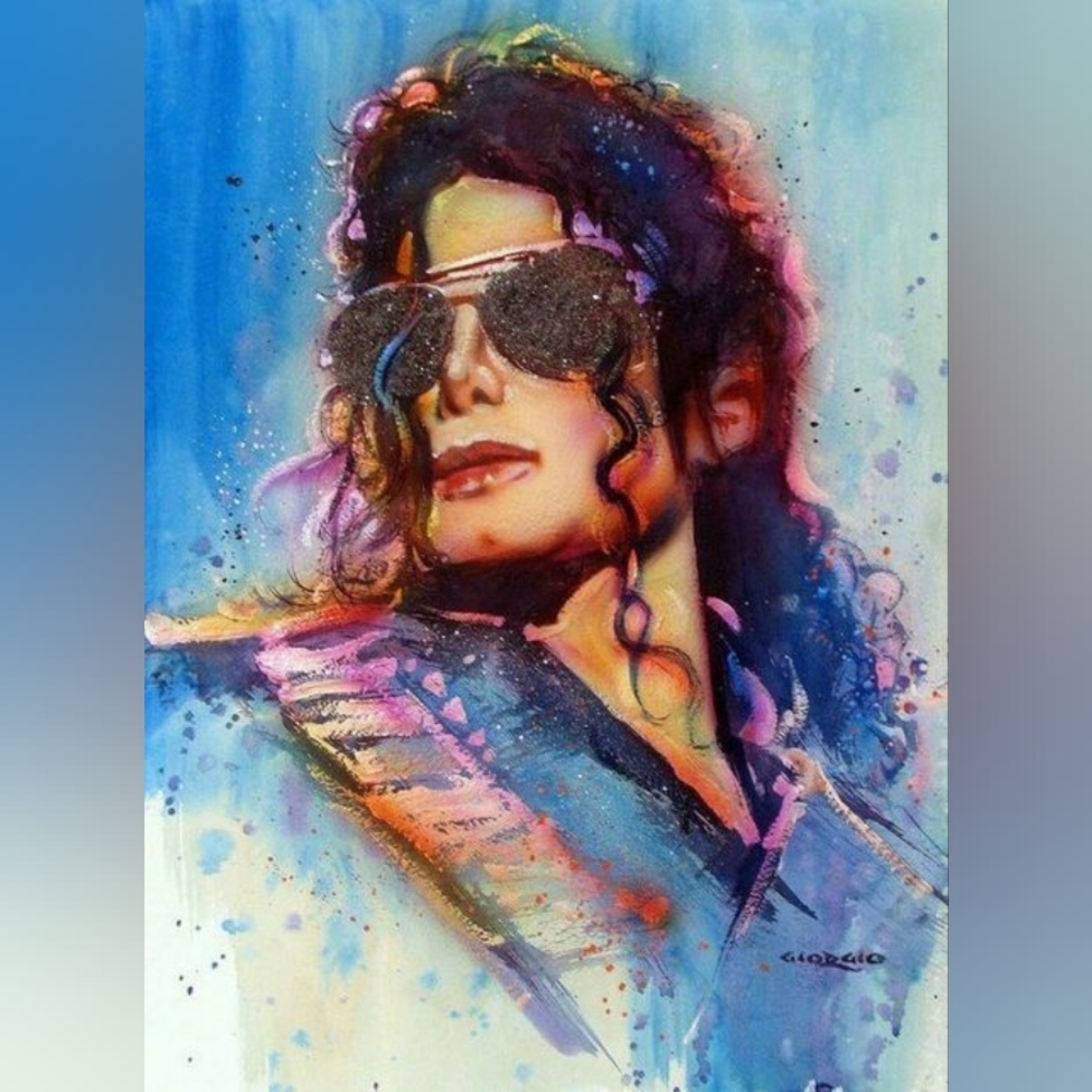 Michael Jackson DIY 5D Full Round Drill Diamond Painting